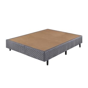 Base Box Casal Sommier 138X188Cm Ecoflex Cinza