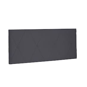 Cabeceira Aquilla Cama Box Solteiro 90Cm Cinza