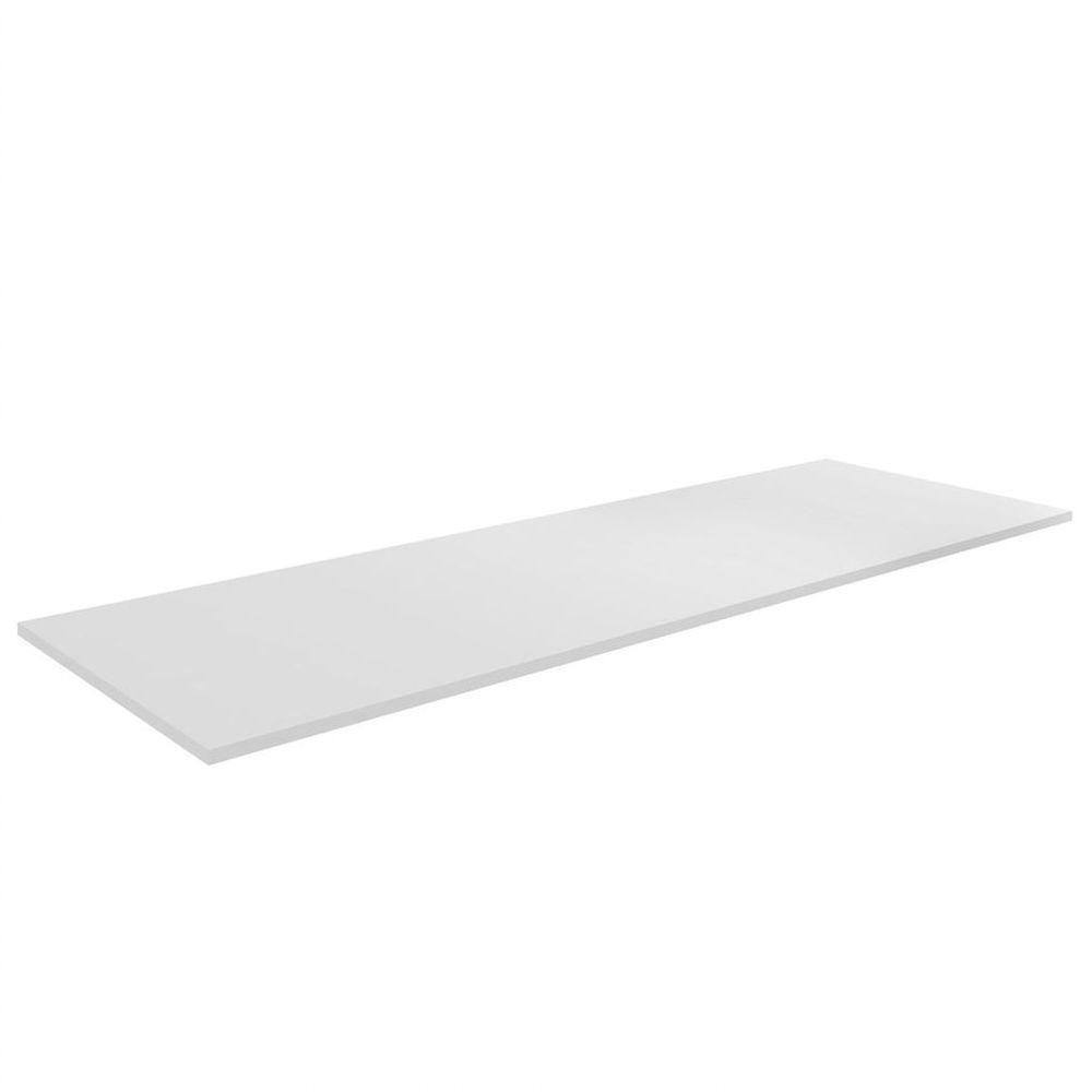 Tampo Para Balcão De Cozinha 150Cm Mdp Branco - Ajl Móveis