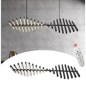 Lustre De Led Moderno Minimalista 100W 3 Cores Com Controle