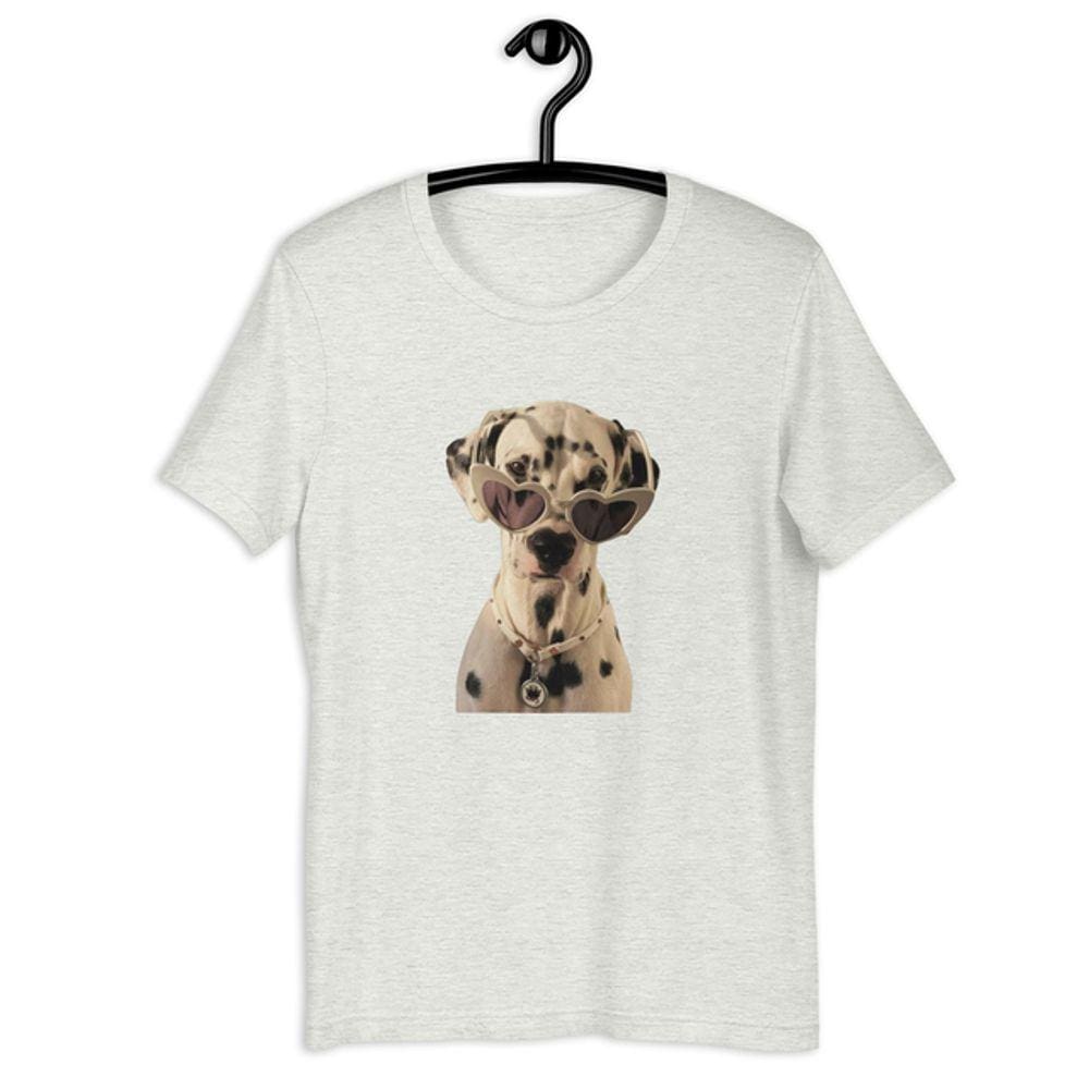 Camiseta Feminina - Dalmata Love Glasses