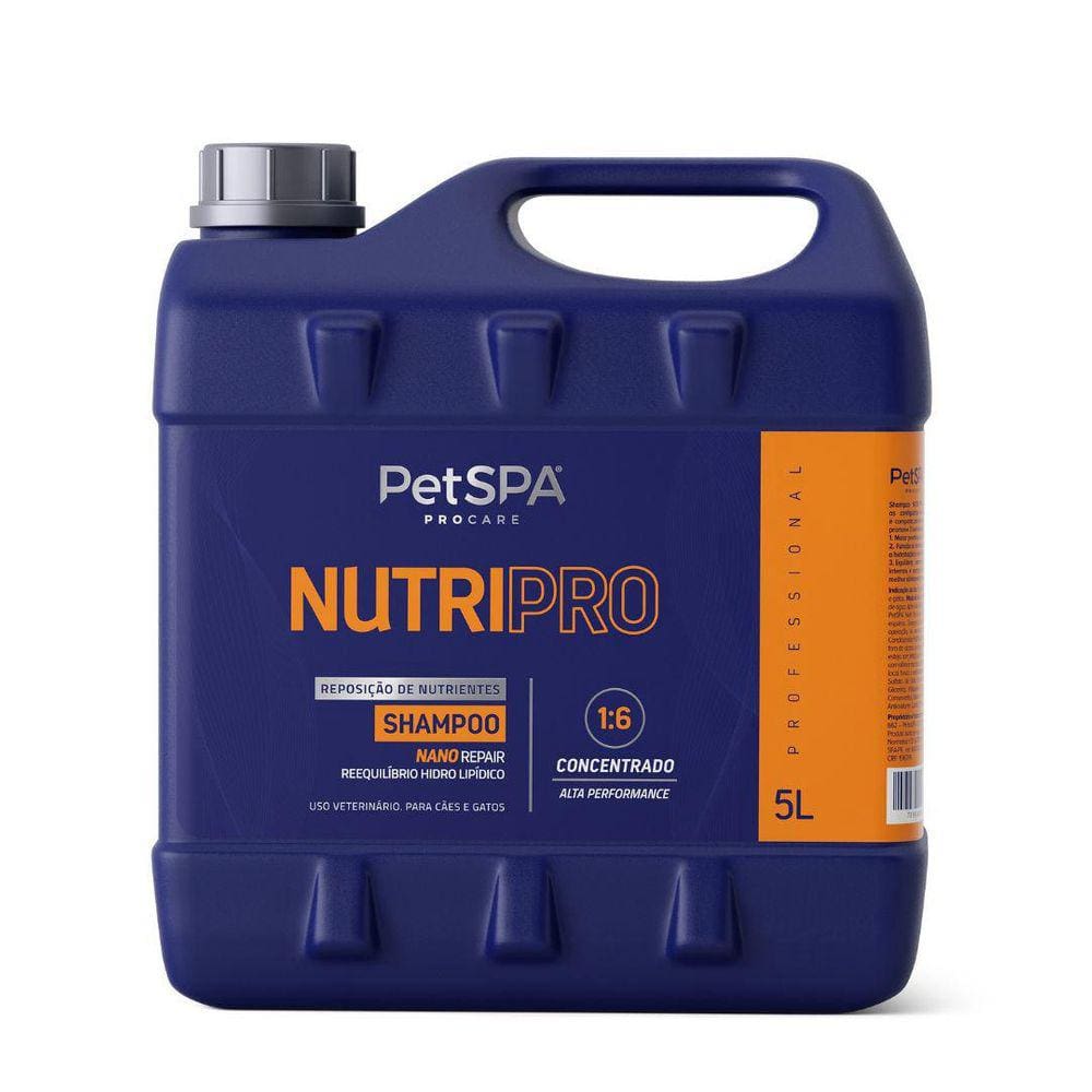PETSPA SHAMPOO NUTRI PRO 5L- Para Pets