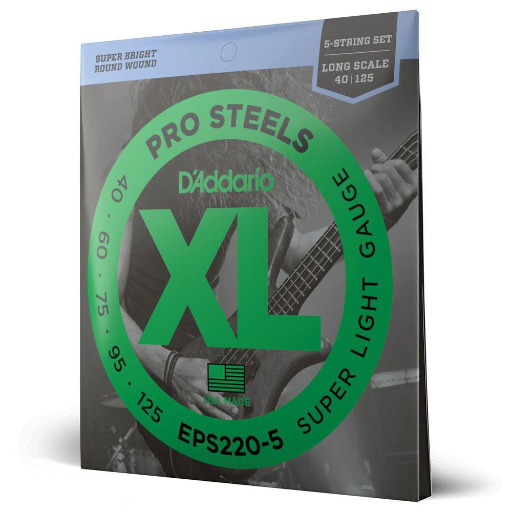 Encordoamento Baixo 5C .040 D Addario XL ProSteels EPS220-5