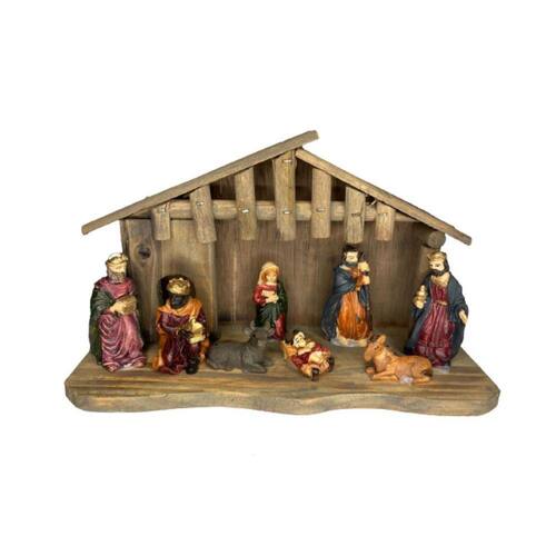 Presépio De Natal Com Cabana 14cm | Casas Bahia Presépio De Natal Com Cabana 14cm | Casas Bahia