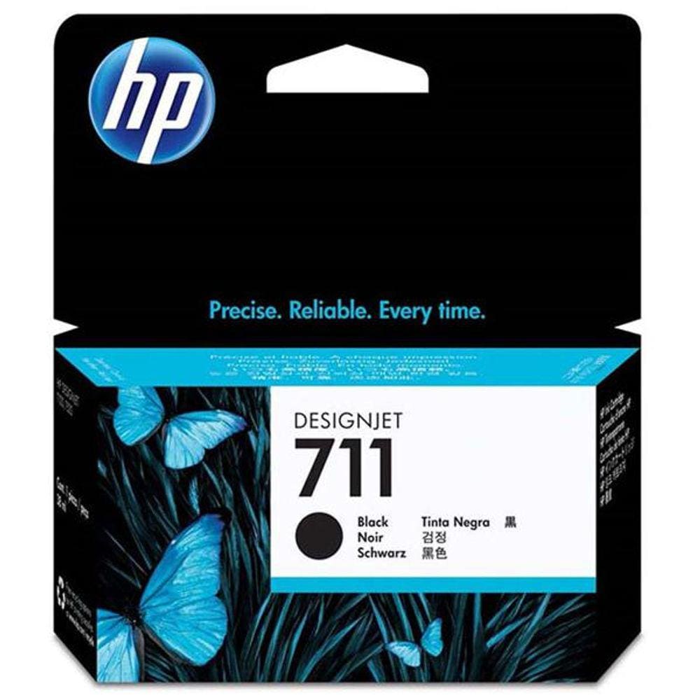 Cartucho HP CZ129AB nº 711 preto 38ml  HP