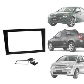Moldura 2 Din Fiamon 2261 Corsa/ Montana/Vectra Black Piano