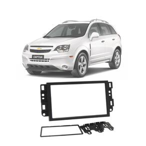 Moldura 2 Din Fiamon 3142 Chevrolet Captiva 2008-2015 Preta
