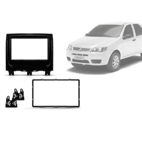 Moldura 2 Din Fiat palio Way 2965 de 2014 até 2018