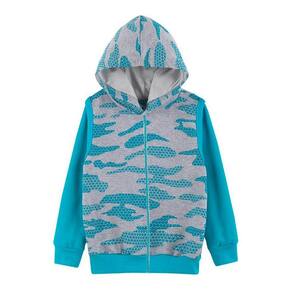 Blusão Infantil Menino Capuz Moletom Camuflado Games Inverno
