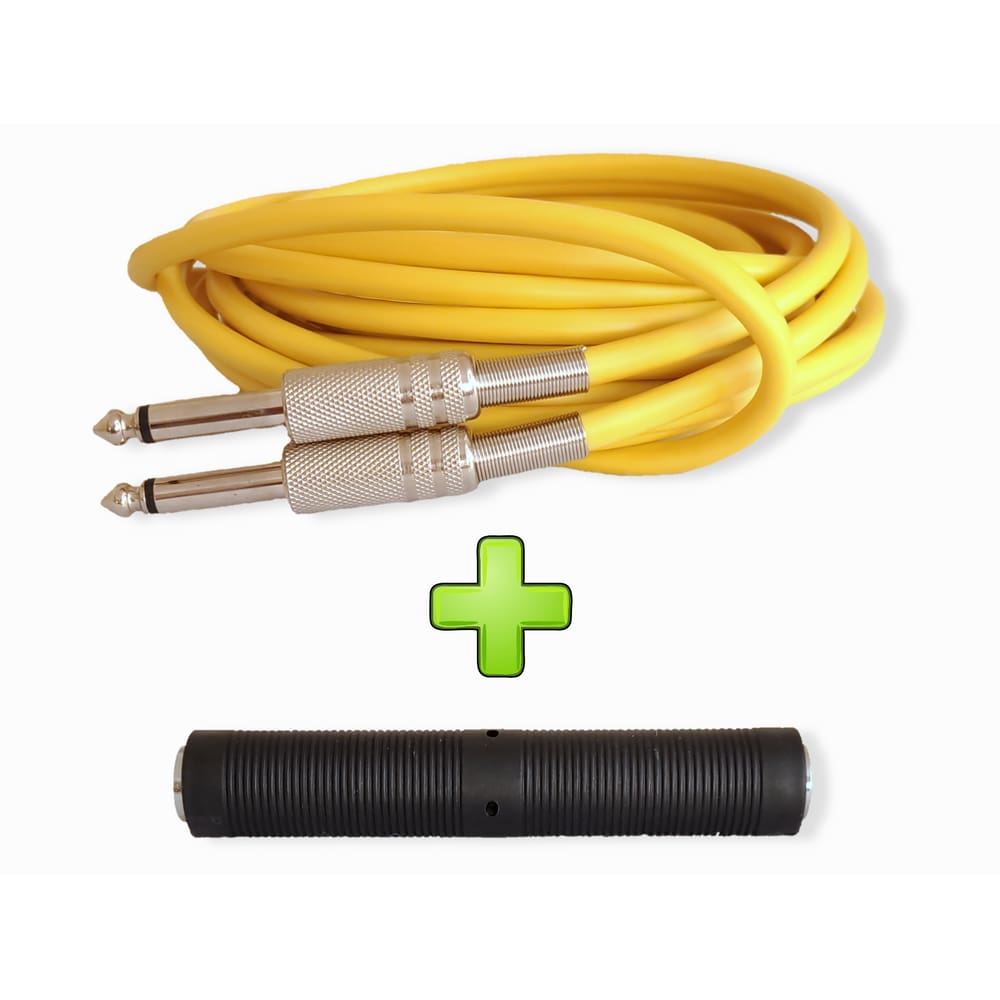 Cabo P10 10 Metros Caixa De Som Violão Guitarra Profissional