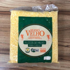Flóco de Milho orgânico para Cuscuz