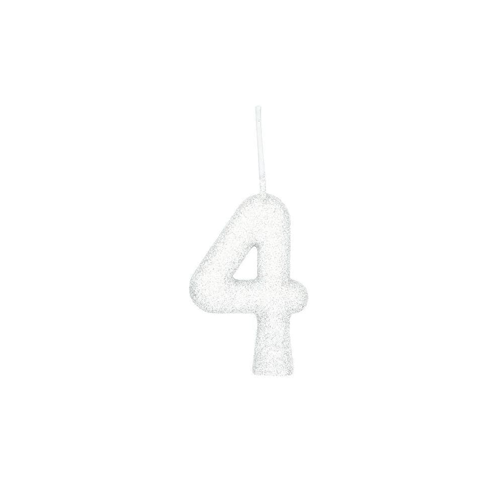 Numero Residencial Branco Pequeno 12.5cm 4 - NUMERAL (030452)