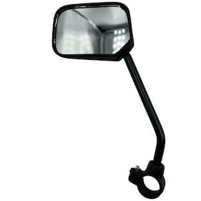 Retrovisor Retangular Espelho Refletor Esquerdo Preto