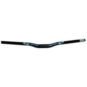 Guidão Gios Alumínio Bike Bicicleta Preto/Azul/Branco