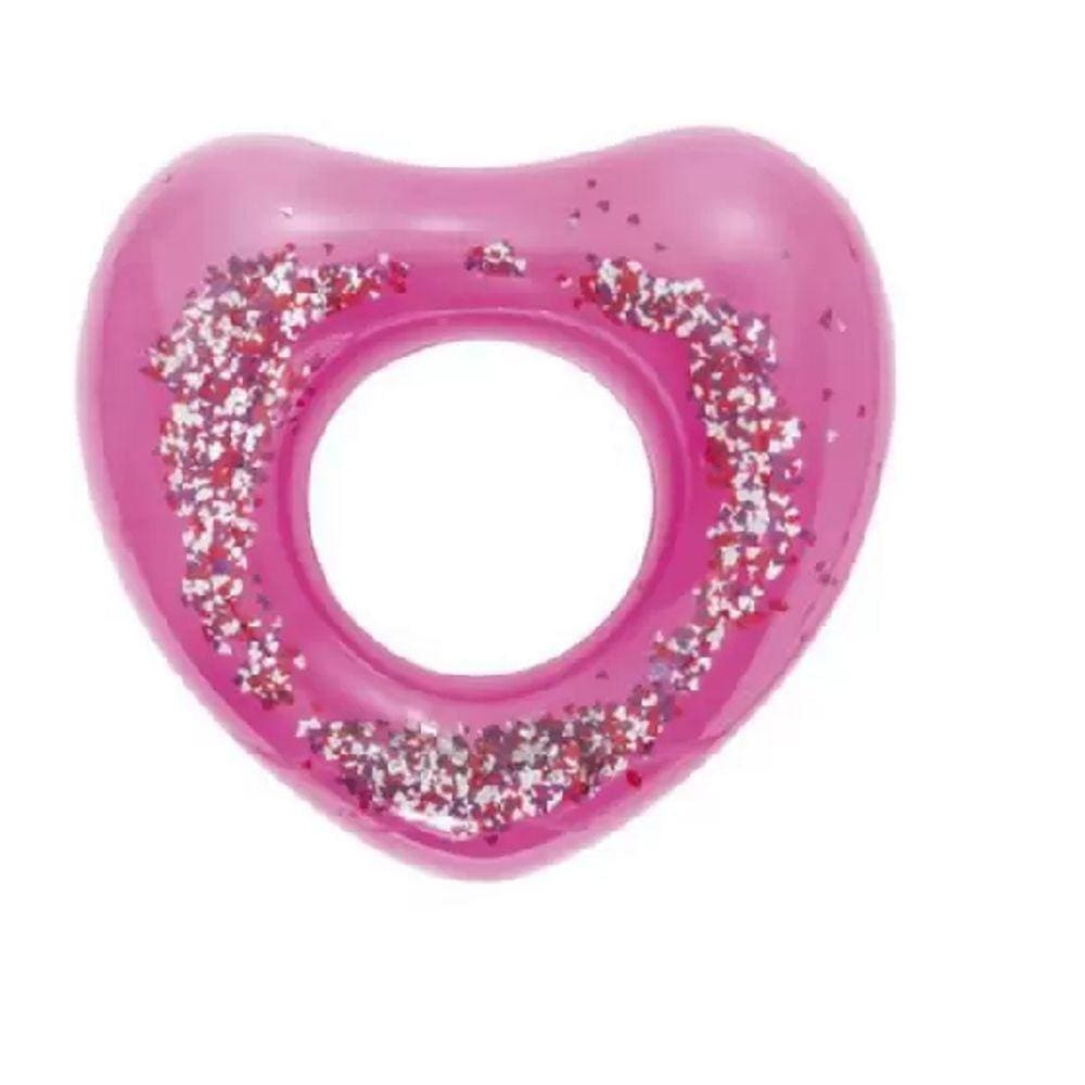 Boia Inflável Coração Glitter