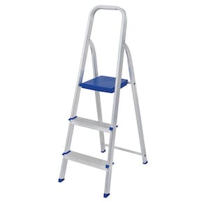 Escada 3 Degraus Alumínio Mor 5101 Prata