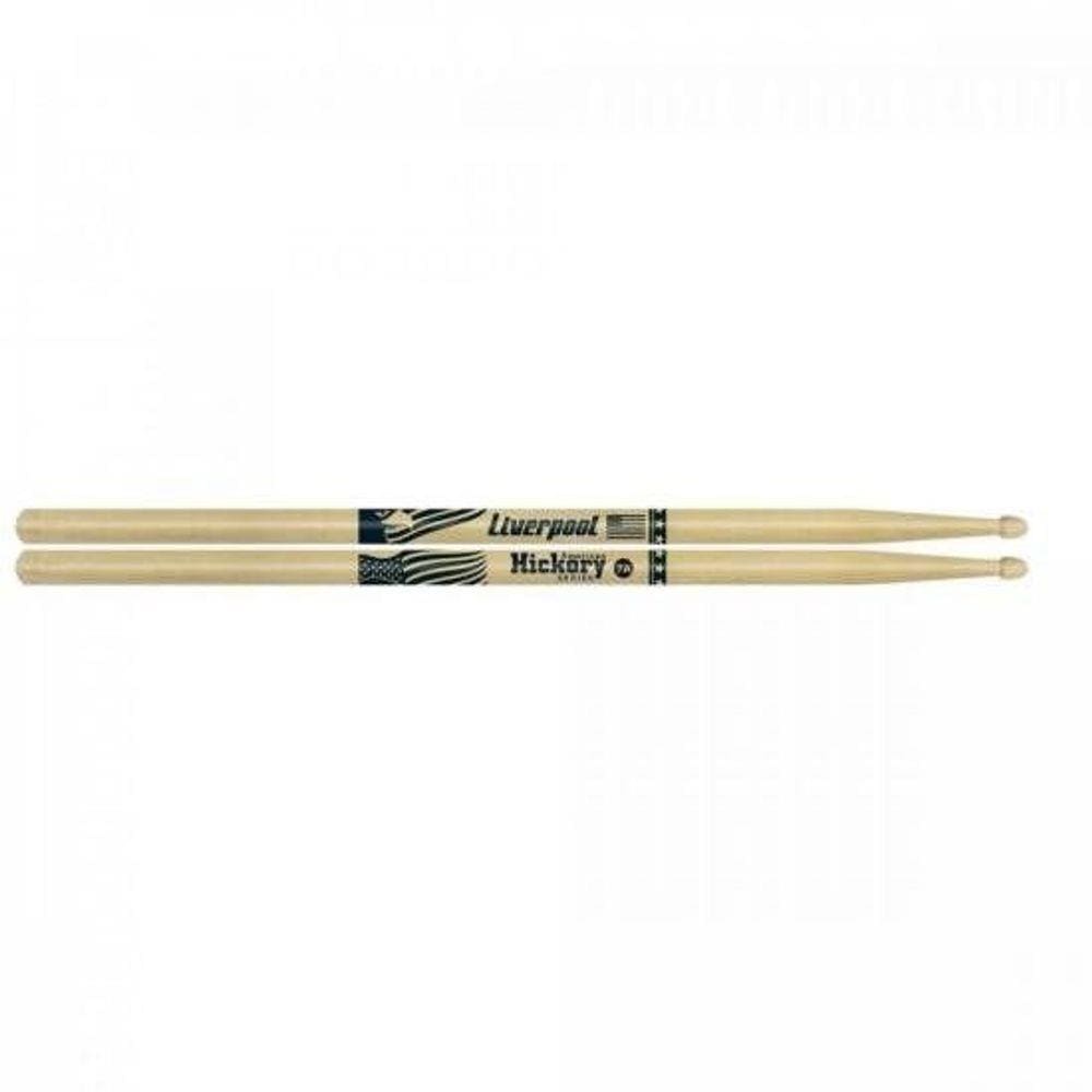Baqueta 7A Ponta de Madeira American Hickory Liverpool