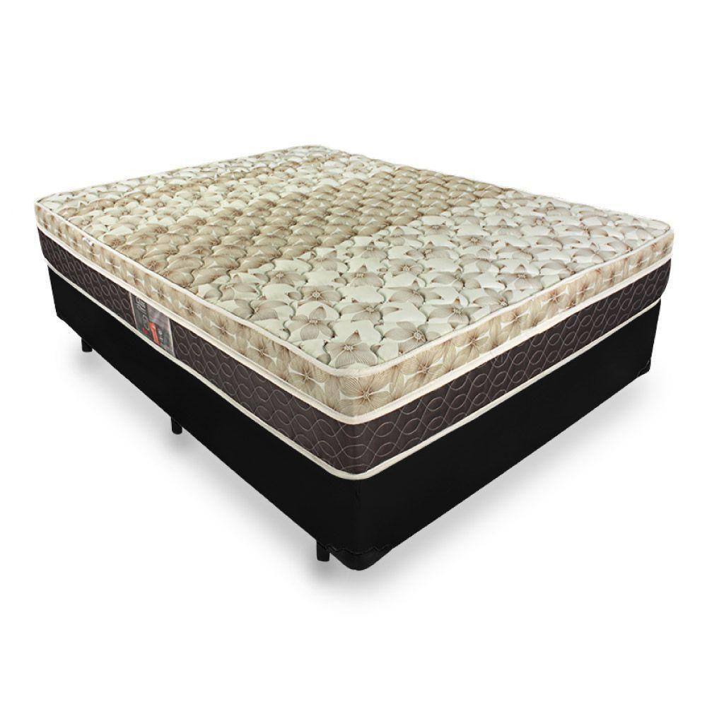 Cama Box Viúva + Colchão Molas Ensacadas - Castor - Class Pocket Híbrido  One Face 128x188x60cm | Casas Bahia