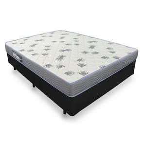Cama Box Casal + Colchão De Espuma D33 - Ortobom - Light 138x188x52cm