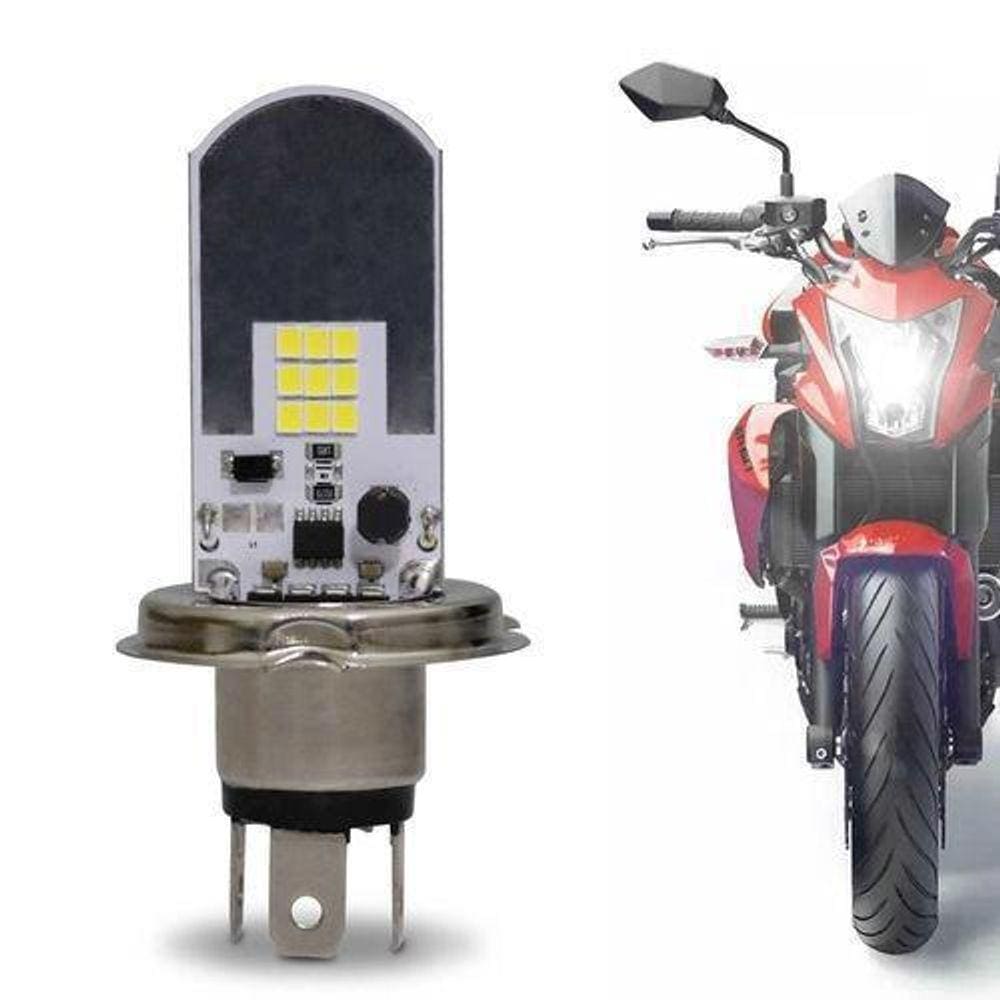 Lâmpada Led Autopoli H4 6500K 12V 24V 10W Efeito Xênon