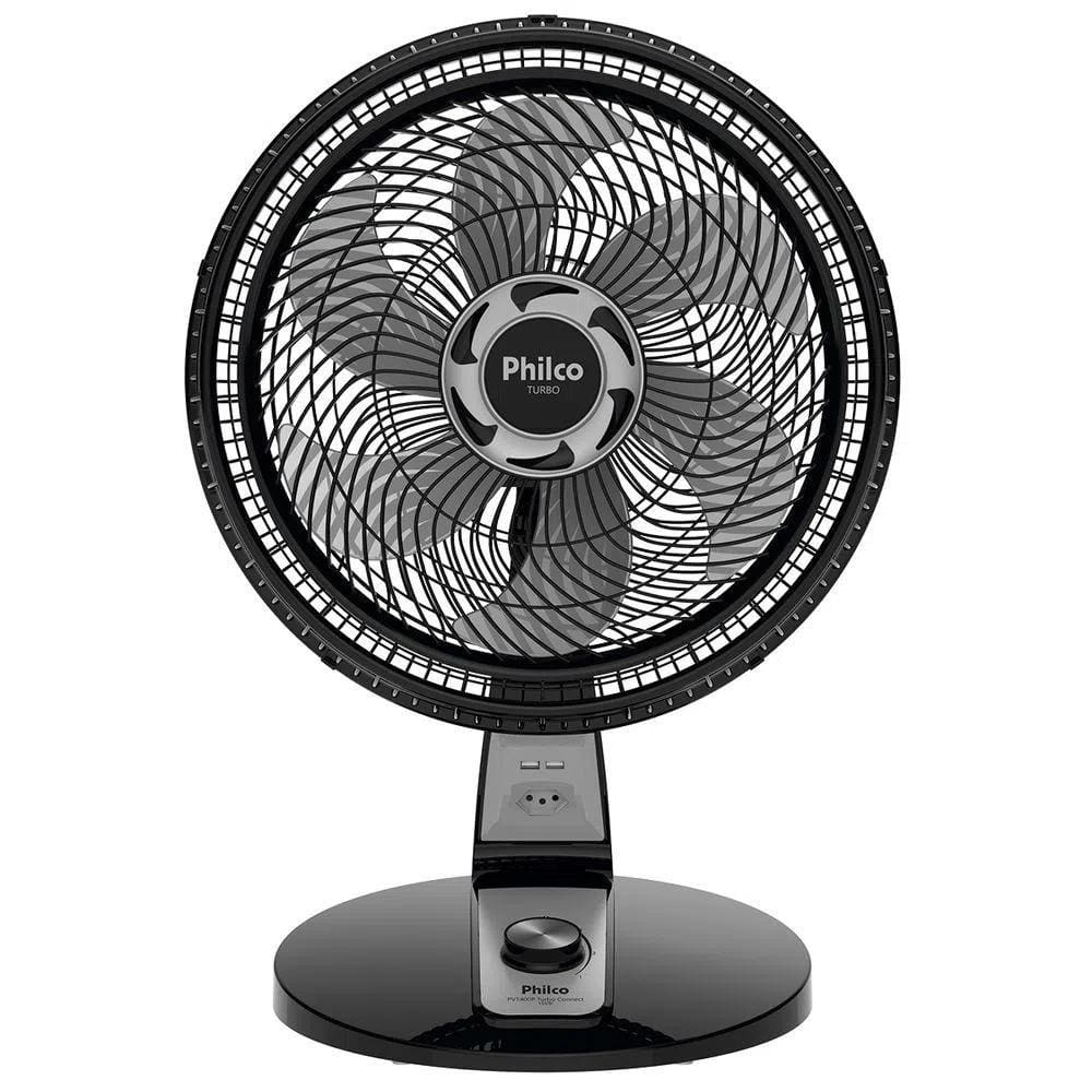 Ventilador de Mesa Philco PVT400 Turbo Connect, 40cm, 160W, 2 EM 1 - 220V
