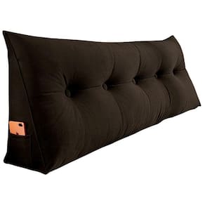 Almofada Para Cabeceira Spot 160cm Com Porta Celular Marrom