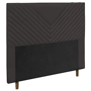 Cabeceira Cama Box Casal Viena 140cm Suede Marrom