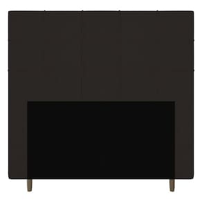Cabeceira Cama Box Casal Leiria 140cm Suede Marrom