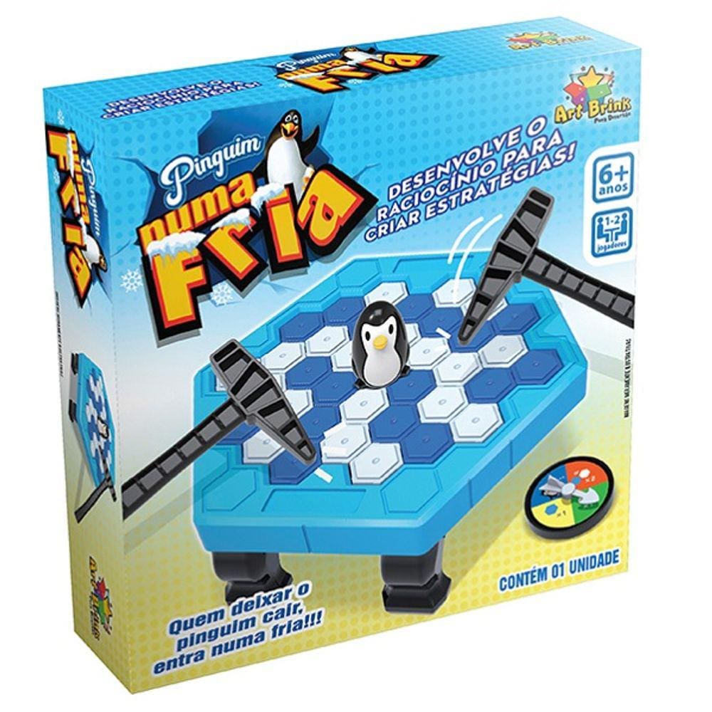 Jogo Pinguim Numa Fria Quebra Gelo ART BRINK