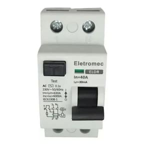 Interruptor Diferencial 40A 2P 30Ma 400V Eletromec