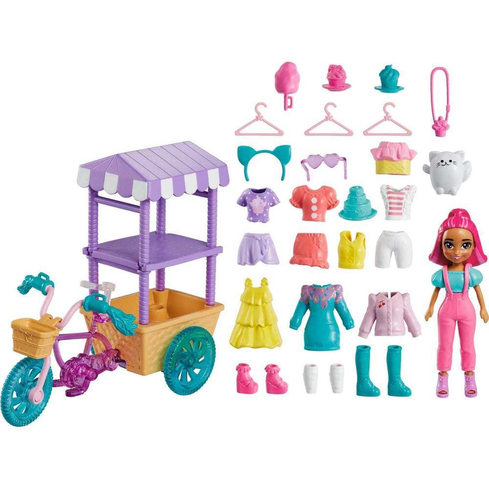 Polly Pocket! Glamorosa Van de Campismo Mattel : .com.br