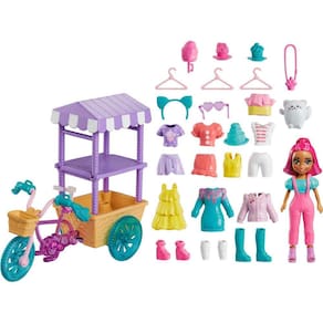 Veículo e Boneca - Polly Pocket - Van de Camping - Mattel - Ri Happy