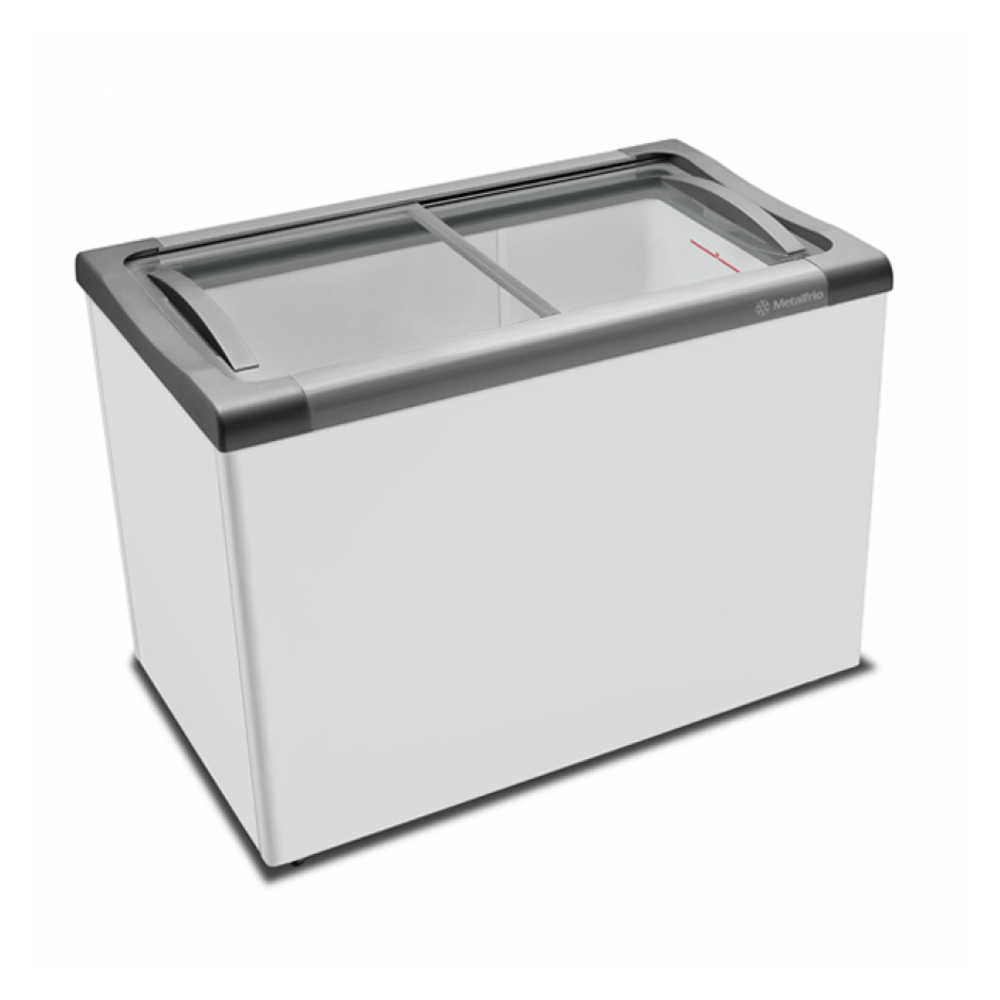 Freezer Horizontal Metalfrio 292 Litros Tampa De Vidro NF30SB Supra Branco -127v