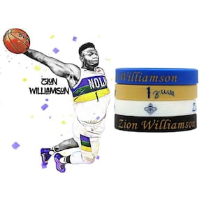Pulseira Oficial Zion Williamson New Orleans Basquete