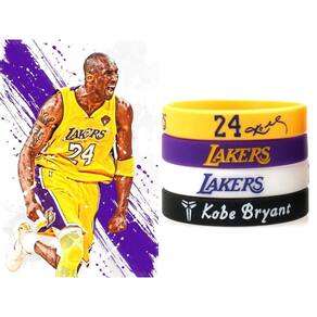 Pulseira Oficial Mamba Bryant Los Angeles Basquete