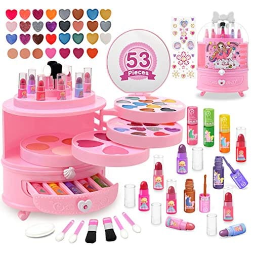 Kit de maquiagem para meninas Conjunto de maquiagem para crianças