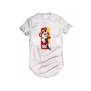 Camiseta Longline Derrick Rose Chicago Rodman Basquete