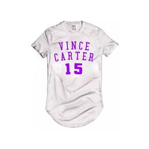 Camiseta Longline Vince Carter 15 Toronto Raptor 1 Basquete