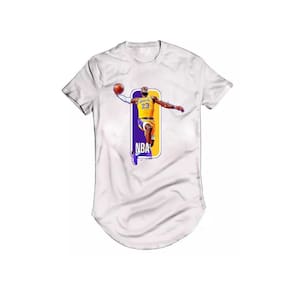 Camiseta Longline King James Los Angeles Basquete