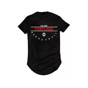 Camiseta Longline Damian Lillard Portland Blazers Basquete