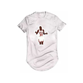 Camiseta Longline Michael Chicago Dennis Rodman Basquete 23