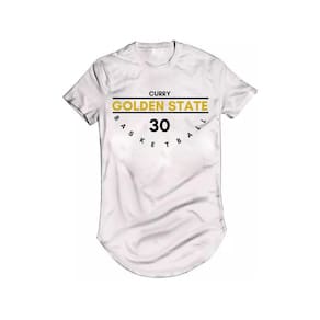 Camiseta Longline Basquete Stephen ChefCurry Golden State