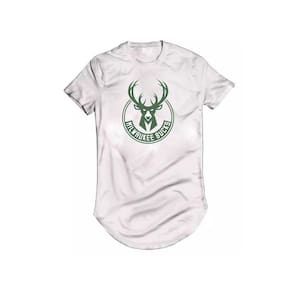 Camiseta Longline Milwaukee Giannis Antetokounmpo Basquete