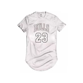 Camiseta Longline Michael 23 Chicago Dennis Rodman Basquete