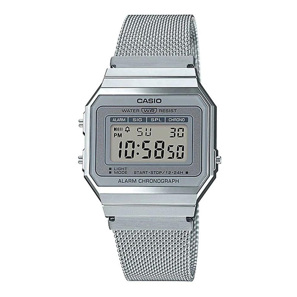 Relógio Casio Feminino Digital Prata A700WM-7ADF
