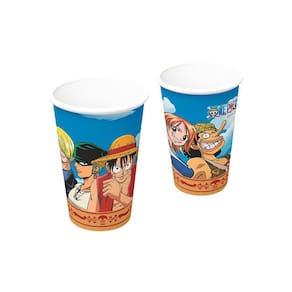 Copo de Papel 200ml Festa One Piece - 8 Unidades - Festcolor