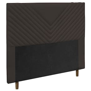 Cabeceira Cama Box Casal Queen Size Viena 160cm Marrom