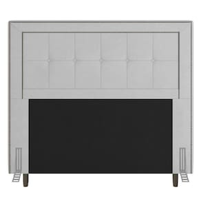 Cabeceira Box Queen Size 160cm Com Tachas E Frame Branco