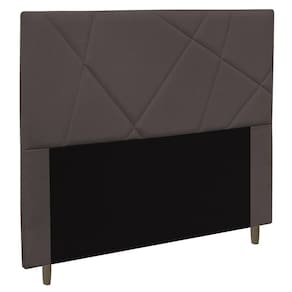 Cabeceira Cama Box Solteiro Mali 90cm Veludo Marrom