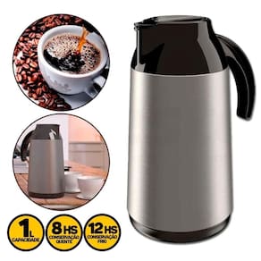 Garrafa Térmica Inox 1l Café Chá Leite Chimarrão Berlim